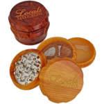 CUSTOM 2" Wood Grain Drum Zinc Grinder