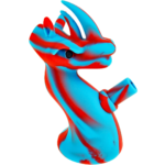 6" Silicone Dragon Rig (One Off) - Image 3