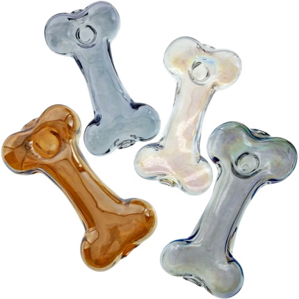 4" Iridescent Bone Hand Pipe