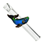 3.5" Peaselburg Clear Critter Chillum - Made in USA - Image 2