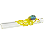 3.5" Peaselburg Clear Critter Chillum - Made in USA - Image 3