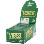 VIBES Organic Hemp Papers Box - 1.25"