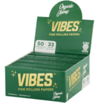 VIBES Organic Hemp Papers Box - King Size Slim