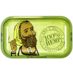 Zig Zag Small Rolling Tray - Hemp