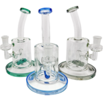 8" Color Accent Footed Inline Rig