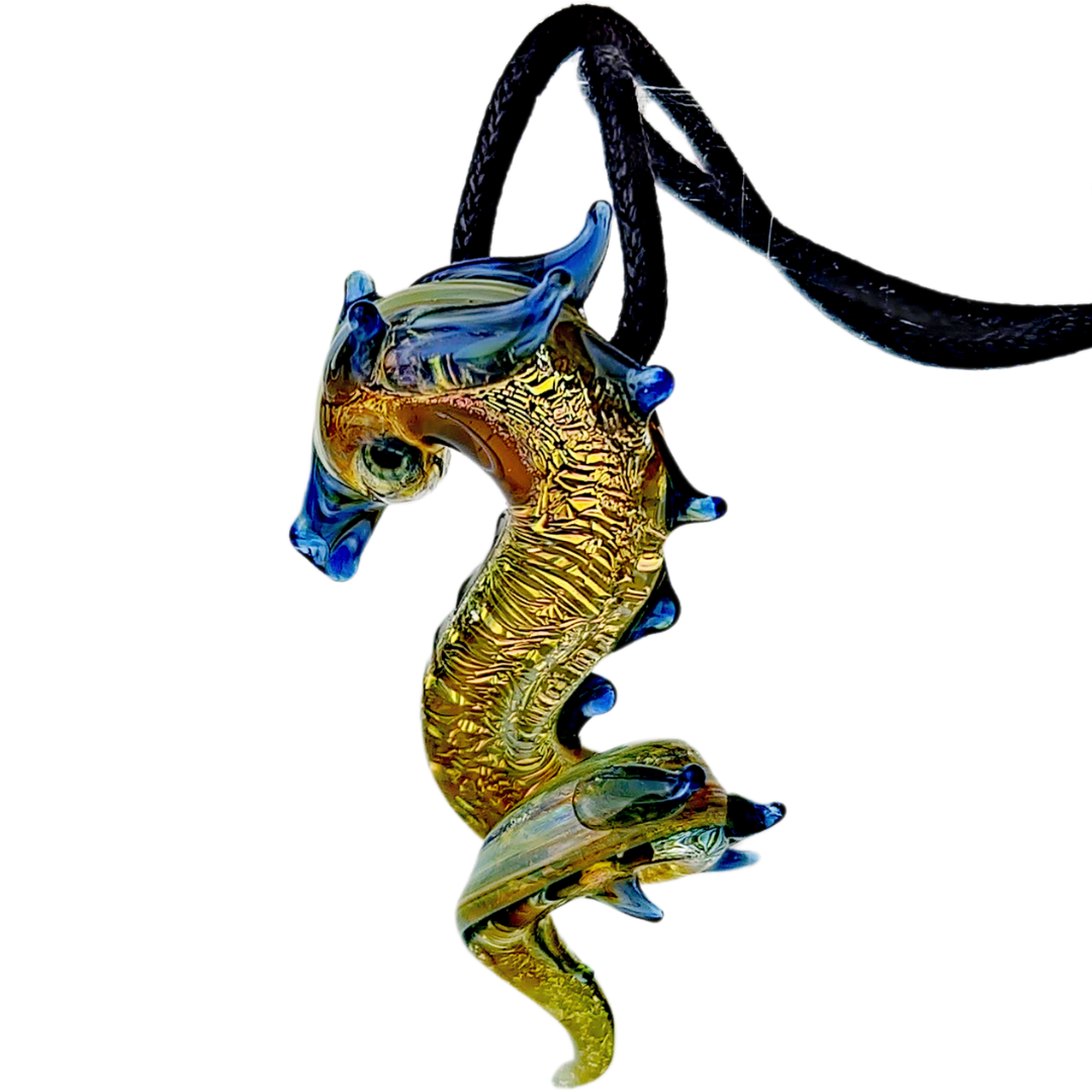Peaselburg Dragon 2" Peaselburg Dichro Dragon Pendant - Image 1
