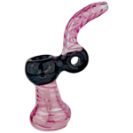 6" Two-Tone Donut Glass Bubbler - Image 3