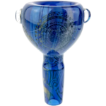 2.5" 14mm Sketch & Burn Flower Bowl - Image 4