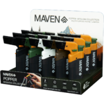 Maven Popper Sequoia Collection Transparent Torch - 15 Pack Display