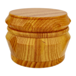 2.5" Notched Wood Grain Zinc Grinder - Image 2