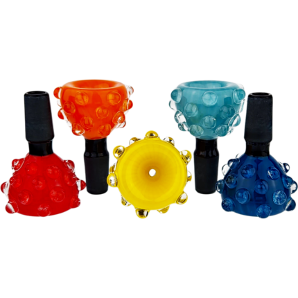 2" 14mm Color w/ Warts Flower Bowl