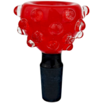 2" 14mm Color w/ Warts Flower Bowl - Image 9