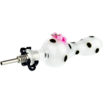 4" Cow Pierced Udder Nectar Straw - Image 5