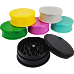 2.5" Three Piece Plastic Magnetic Grinder
