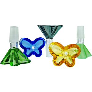 2" 14mm Color Butterfly Shaped Flower Bowl