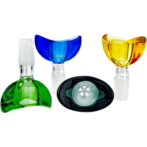 2.5" 14mm Color Thick Oval Flower Bowl