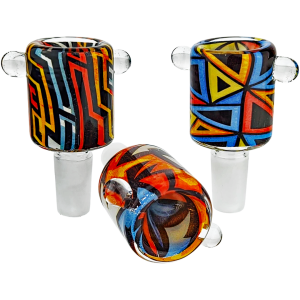 2" 14mm Decal Disco Flower Bowl