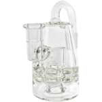 5" 14 M 90° Black Sheep Large Clear Ratchet Ash Catcher - Image 2