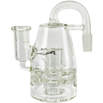 5" 14 M 90° Black Sheep Large Clear Ratchet Ash Catcher - Image 5