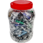3"- 3.5" Classic Metal Screw Together Pipe - 120 Pcs No Lid - Image 3
