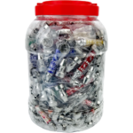 3"- 3.5" Classic Metal Screw Together Pipe - 120 Pcs No Lid - Image 7