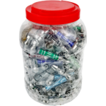 3"- 3.5" Classic Metal Screw Together Pipe - 120 Pcs No Lid - Image 11