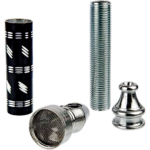 3"- 3.5" Classic Metal Screw Together Pipe - 120 Pcs No Lid - Image 2