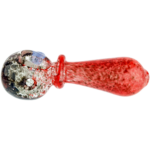 3.5" Two-Tone Confetti w/ Ring Glass Hand Pipe - Image 3