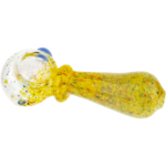3.5" Two-Tone Confetti w/ Ring Glass Hand Pipe - Image 6