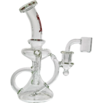 7" Monark Clear Single Uptake Recycler - Image 2