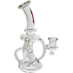 7" Monark Clear Single Uptake Recycler - Image 3