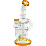 9.5" Monark Big Tube Double Uptake Recycler - Image 4