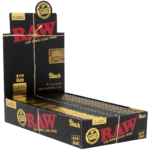 RAW Black Classic 1 ¼ Rolling Papers 24bx - Image 2