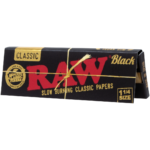 RAW Black Classic 1 ¼ Rolling Papers 24bx - Image 4