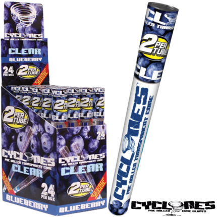 Cyclones 2pk Klear Blueberry 24bx