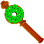 7" Silicone Donut Nectar Straw w/ Ceramic Tip - Image 3