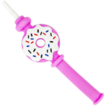 7" Silicone Donut Nectar Straw w/ Ceramic Tip - Image 5