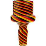 2.5" 14mm Color Spiral Maria Flower Bowl - Image 2