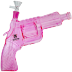 11" Arsenal Handgun Bong & 1pc Flower Bowl Slide - Image 2