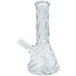 8” Clear Twisted Beaker - Image 3