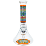 6.5" Decal Beaker w/ Facet Diamond (one off) - Image 2