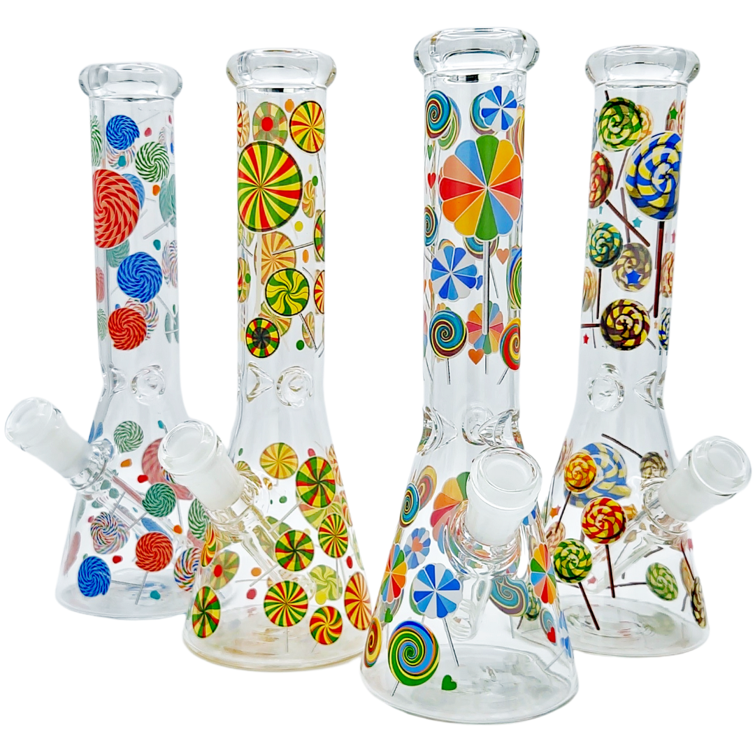 FGP6741 Paraphernalia 10" Lollipop Decal Beaker - Image 1