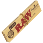 RAW Classic King Size Connoisseur with Tips Rolling Papers 24bx - Image 2