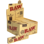 RAW Classic King Size Connoisseur with Tips Rolling Papers 24bx - Image 4