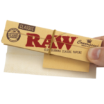 RAW Classic King Size Connoisseur with Tips Rolling Papers 24bx - Image 3