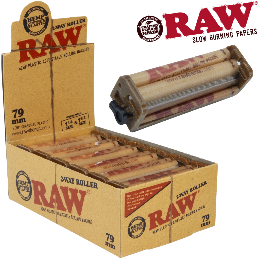 RAW-RLLR-79-2WAYADJ-12BX DISPLAY RAW EcoPlastic 79mm 2-Way Adjustable Roller 12bx - Image 1