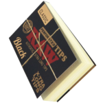 RAW Black Classic Extra Long Perforated Tips 36bx - Image 3