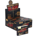 RAW Black Classic Extra Long Perforated Tips 36bx - Image 2