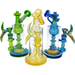 9.5" Color Fume Maria Drain Incycler