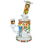 6" Rainbow Bee Decal Rig (one off) - Image 3